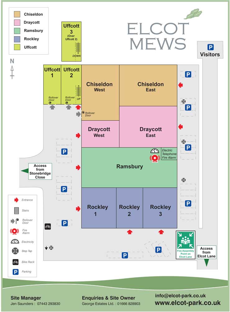 Elcot Mews Estate Map